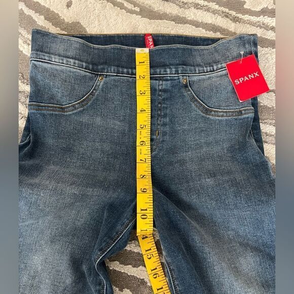 Spanx Distressed Denim Legging Jegging - Picture 8 of 11